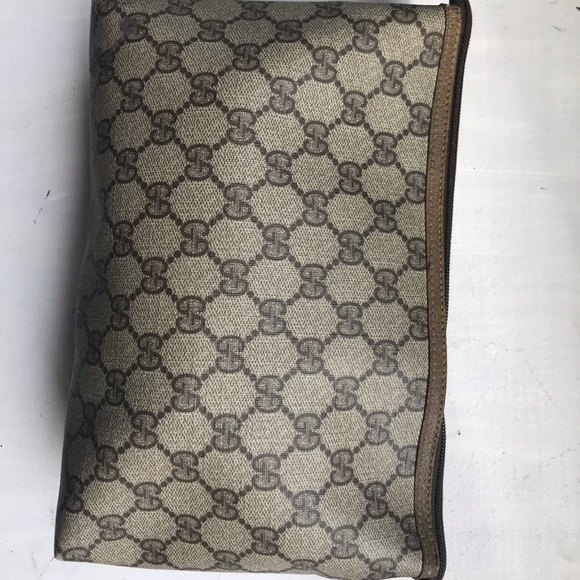 Vintage Gucci Clutch / Makeup Case - Picture 3 of 8